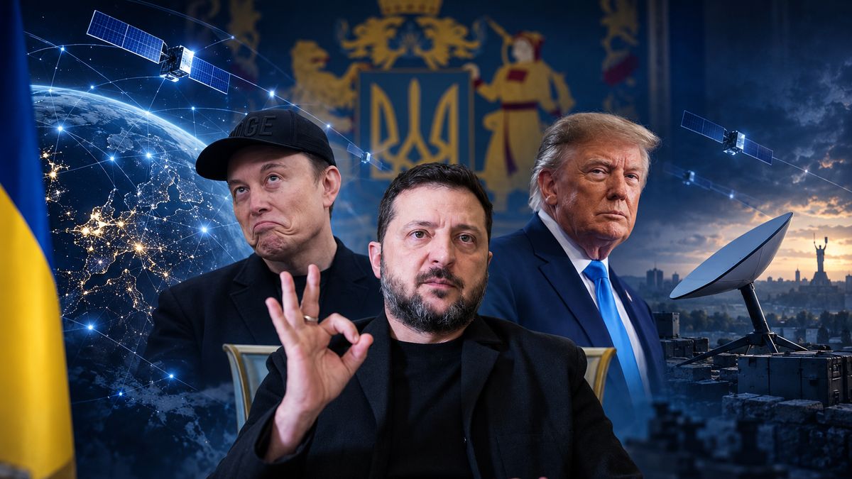 Wołodymyr Zełenski podziękował Donaldowi Trumpowi za przywrócenie działania Starlinków na Ukrainie