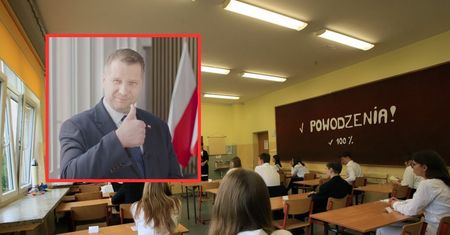Egzamin ósmoklasisty 2023. Minister Czarnek zwrócił się do młodzieży