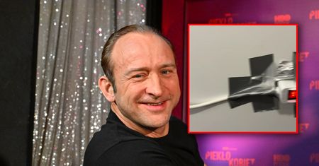 Szyc pokazał mieszkanie Łatwoganga. Kable przyklejone na taśmę