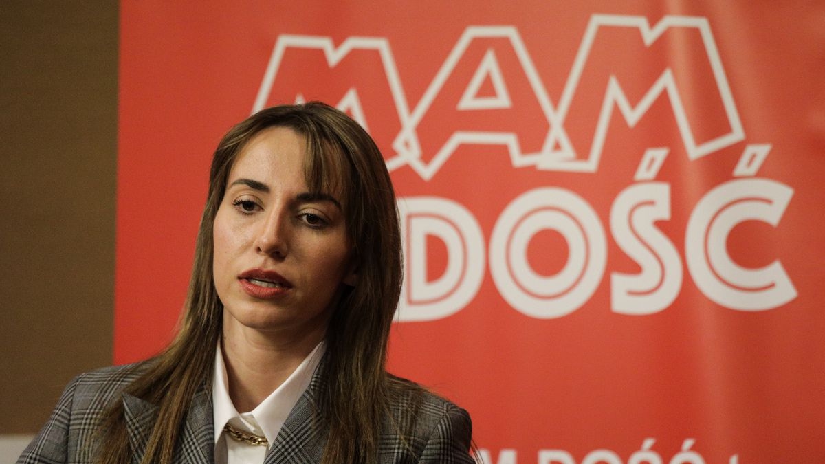 Warszawa 10.05.2022. Konferencja Partii Mam Dosc 2023 Marianny Schreiber. N/z Marianna Schreiber.