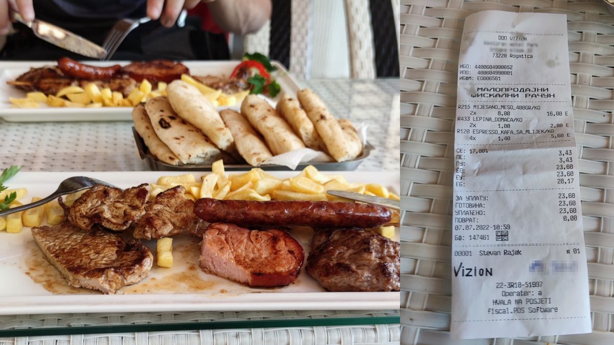 Czytelniczka pokazała paragon z Bośni i Hercegowiny