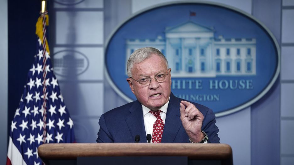 WASHINGTON, DC - SEPTEMBER 22: Retired Lt. Gen. Keith Kellogg, National Security Advisor to Vice President Mike Pence, speaks during a press briefing at the White House on September 22, 2020 in Washington, DC. On Tuesday morning, President Donald Trump said that he will reveal his pick to succeed the late Supreme Court Justice Ruth Bader Ginsburg on Saturday. (Photo by Drew Angerer/Getty Images)