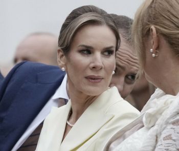 Tak Nawrocka prezentowała się na dożynkach. Stylistka oceniła kreację