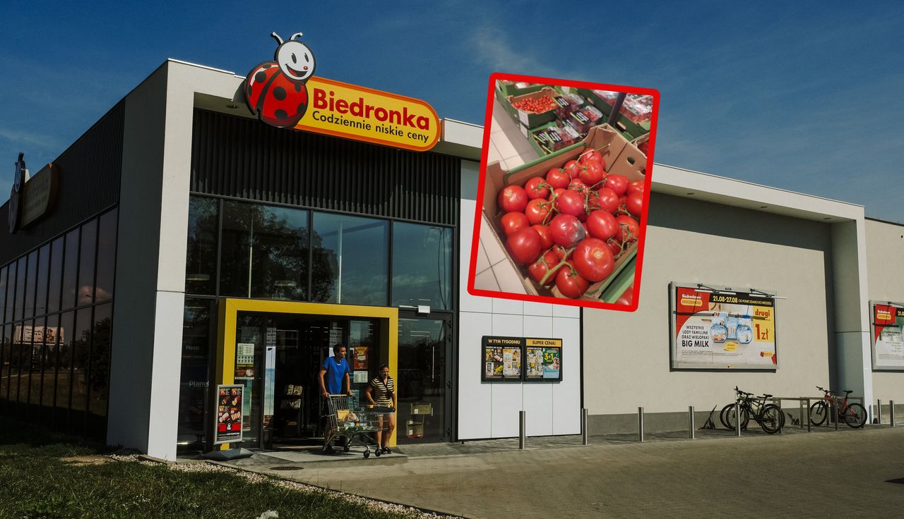 Spójrzcie na pomidory z Biedronki. Aż zrobiła zdjęcie. Sieć reaguje