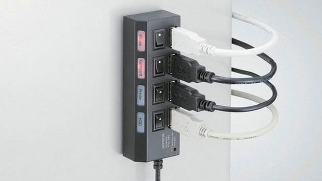 Hub USB z dodatkowymi włącznikami - genialne i proste rozwiązanie 1