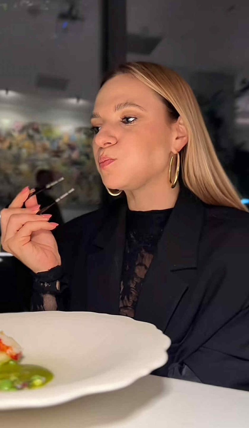 Kasia Węsierska w restauracji z gwiazdką Michelin