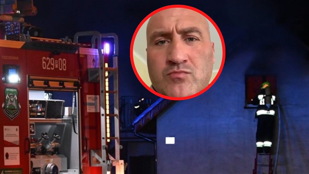 Marcin Najman pomaga pogorzelcom