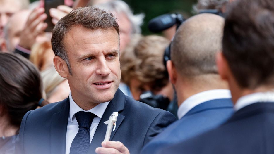 Temporary
France's President Emmanuel Macron looks on as he leaves after his vote in the second round of France's legislative election at a polling station in Le Touquet, northern France on July 7, 2024.  (Photo by Ludovic MARIN / AFP)
LUDOVIC MARIN