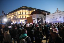 "Będziesz siedział!". Protest przed Pałacem Prezydenckim