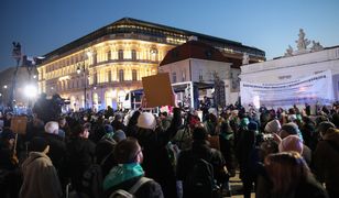 "Będziesz siedział!". Protest przed Pałacem Prezydenckim