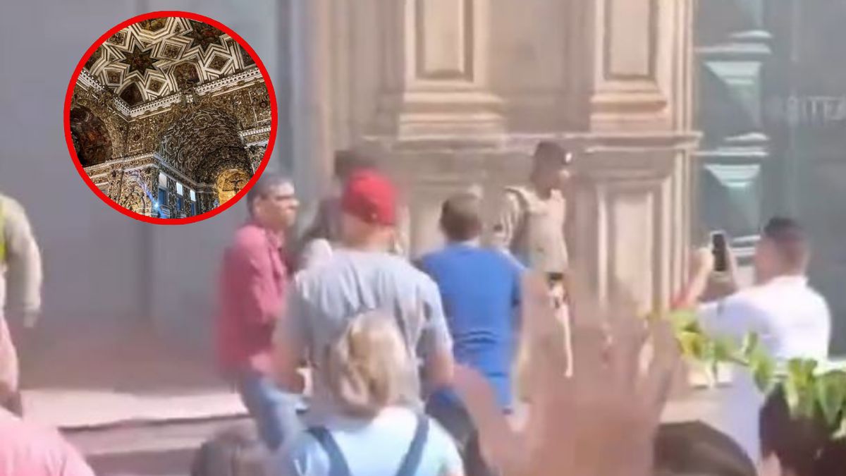 Zawalony kościół w Brazylii