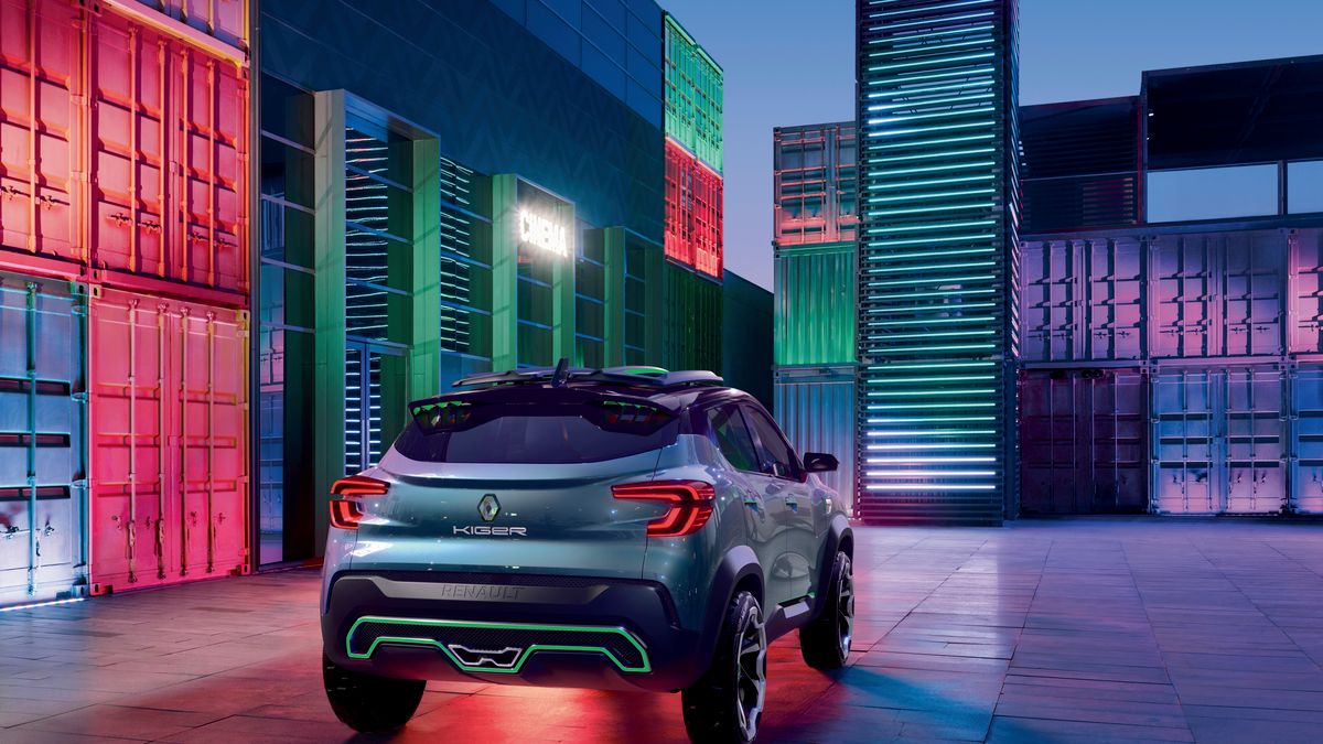 Masywne nadwozie, oryginalnie narysowana końcówka wydechu - Renault dało ponieść się fantazji