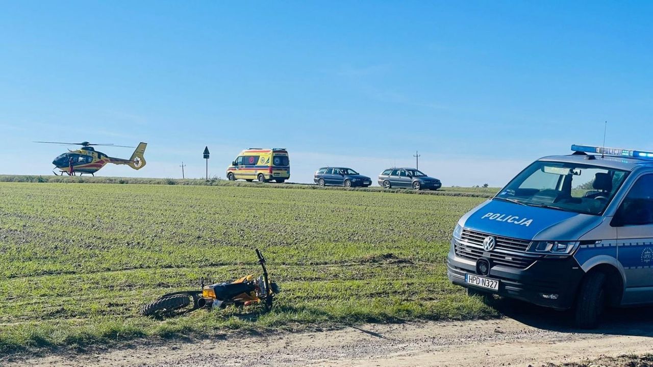Dwa groźne wypadki w powiecie szamotulskim. Dwie osoby w szpitalu