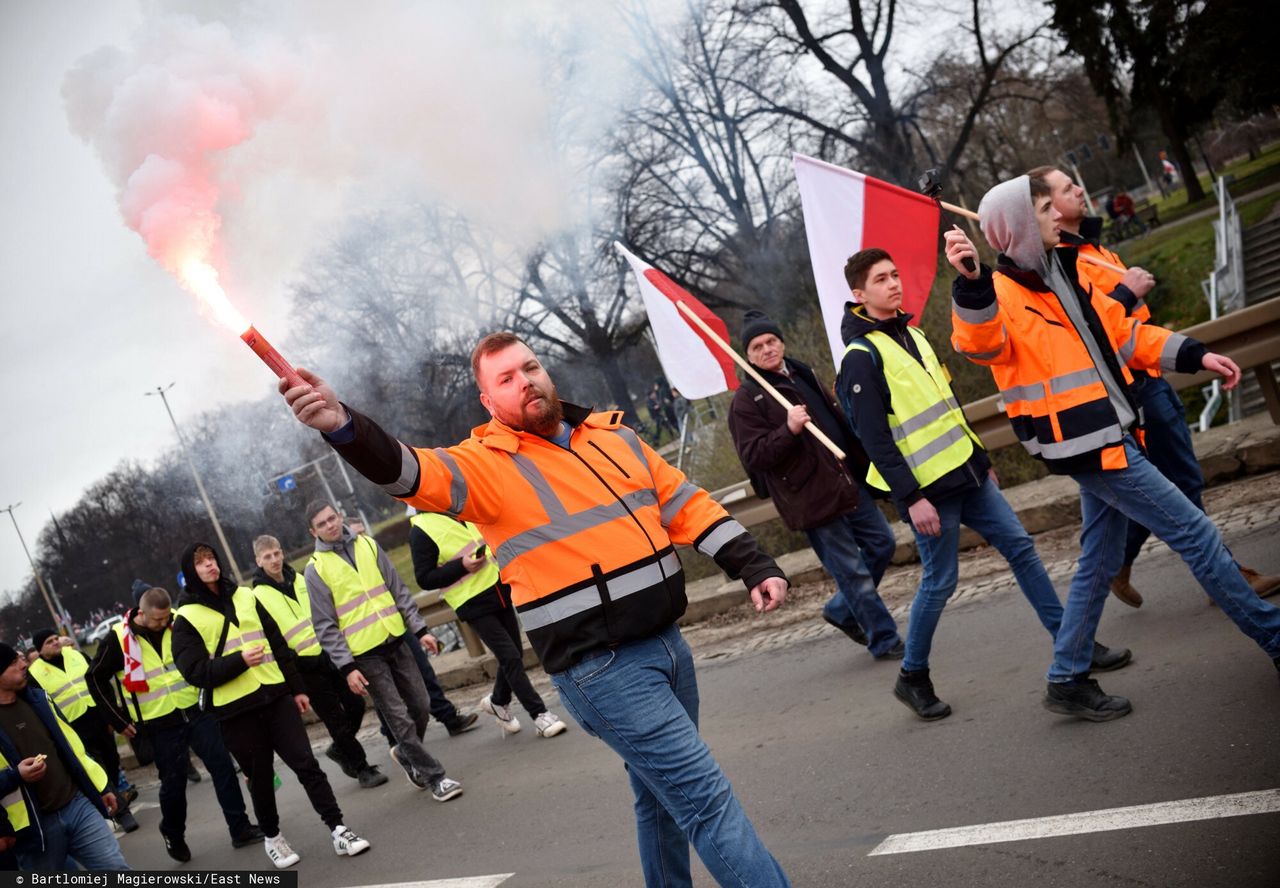 Rozlewa się konflikt na ukraińskiej granicy. Rolnicy ściągają wsparcie z Niemiec, Francji i Belgii