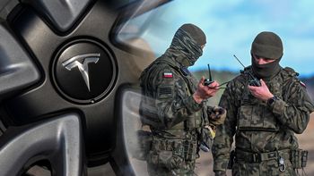 Zakaz wjazdu do jednostek wojskowych. Tesla i samochód chińskiej marki zawrócone spod bramy