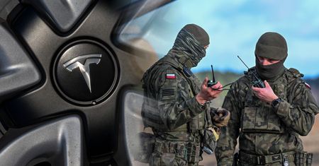 Zakaz wjazdu do jednostek wojskowych. Tesla i samochód chińskiej marki zawrócone spod bramy