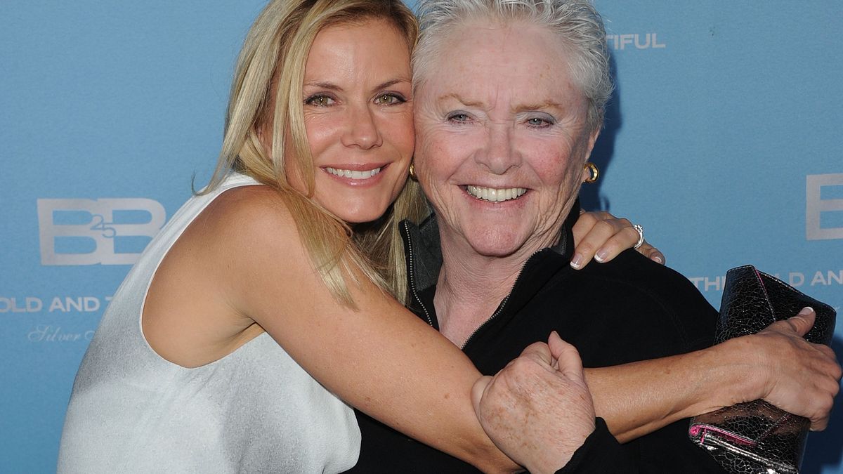 25th Silver Anniversary Party For CBS' "The Bold And The Beautiful" - Silver Carpet ArrivalsLOS ANGELES, CA - MARCH 10:  Actresses Katherine Kelly Lang and Susan Flannery attend the 5th Silver Anniversary party for CBS' "The Bold And The Beautifu on March 10, 2012 in Los Angeles, California.  (Photo by Jason Merritt/Getty Images)Jason MerrittCelebrities, Radio, Television Show