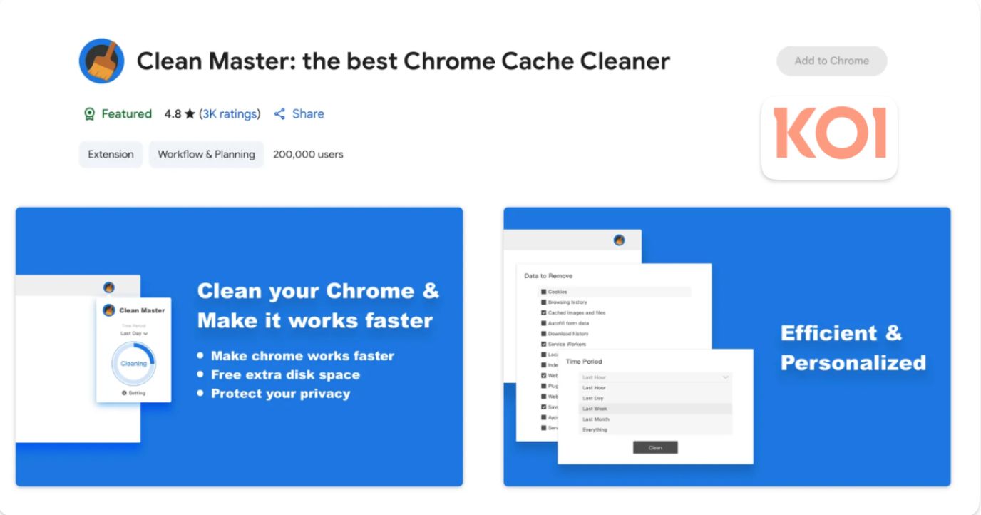 Jeden z fałszywych dodatków do Chrome'a