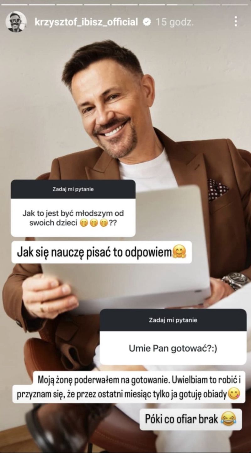 Krzysztof Ibisz odpowiada na pytania 