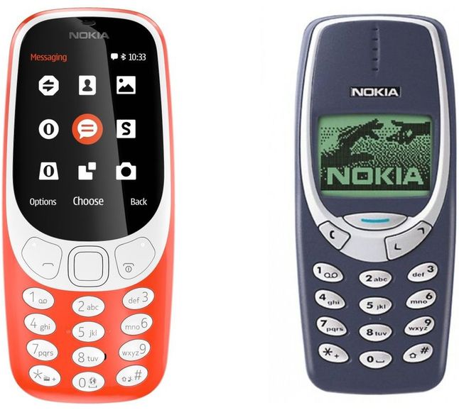Nowa Nokia 3310 u boku starszej siostry