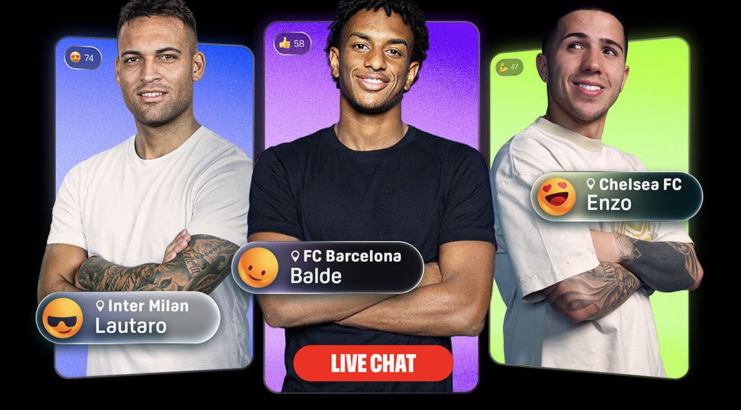 Czaty na żywo z piłkarzami. Nowość w serwisie streamingowym