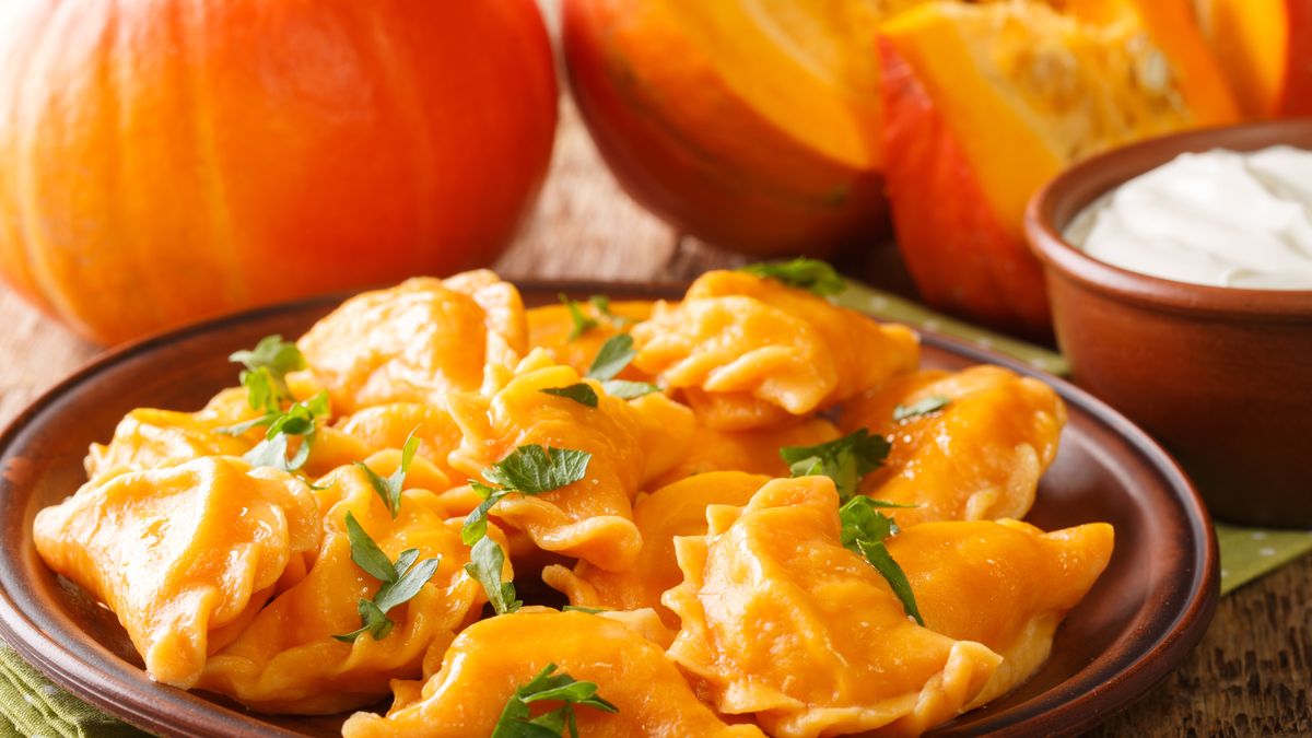 Pierogi z dynią