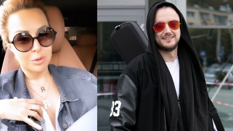 Blanka Lipińska i Aleksander Baron