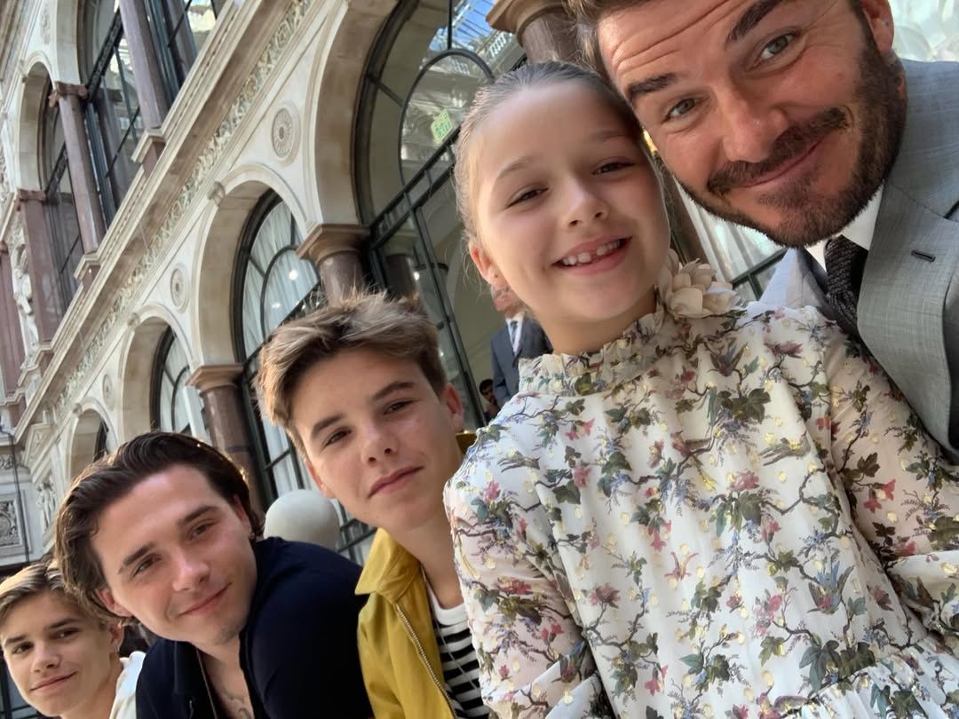 David Beckham świętuje Dzień Ojca