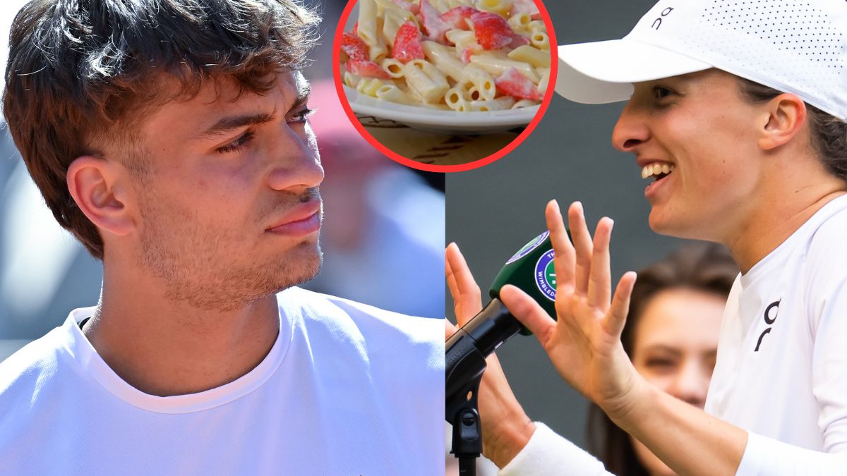 Flavio Cobolli rozmawiał z Igą Świątek o makaronie z truskawkami