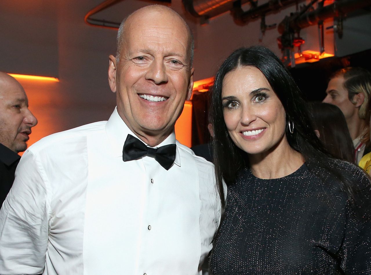 Bruce Willis and Demi Moore in 2018, four years before the announcement of the actor's retirement and a serious health crisis.