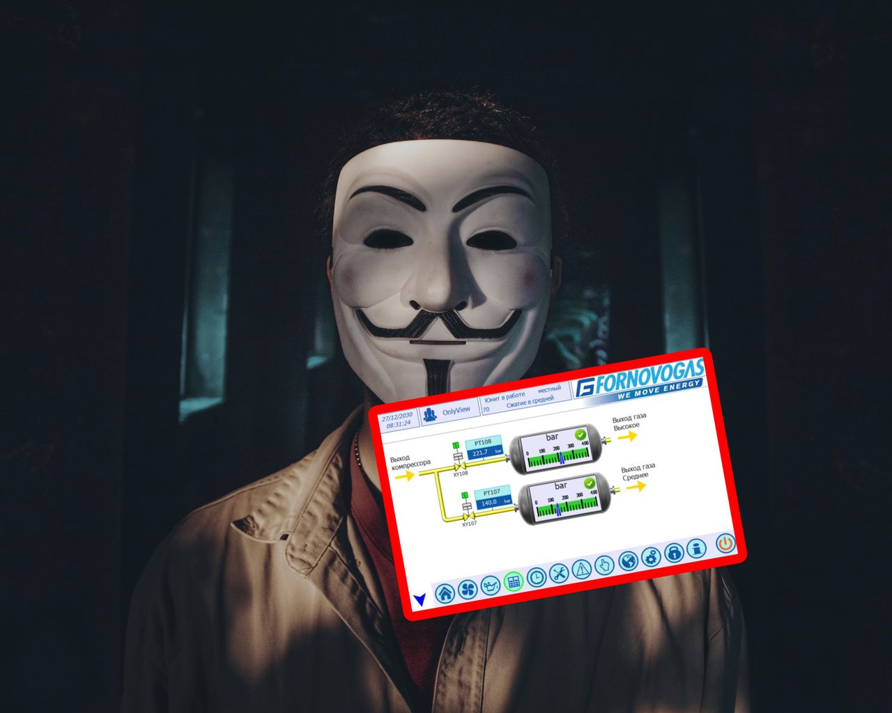 Anonymous atakuje rosyjskie firmy. Blokują dostawy gazu