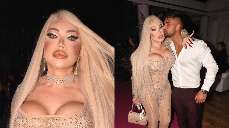 Jessica Alves walczy o uwagę na imprezie