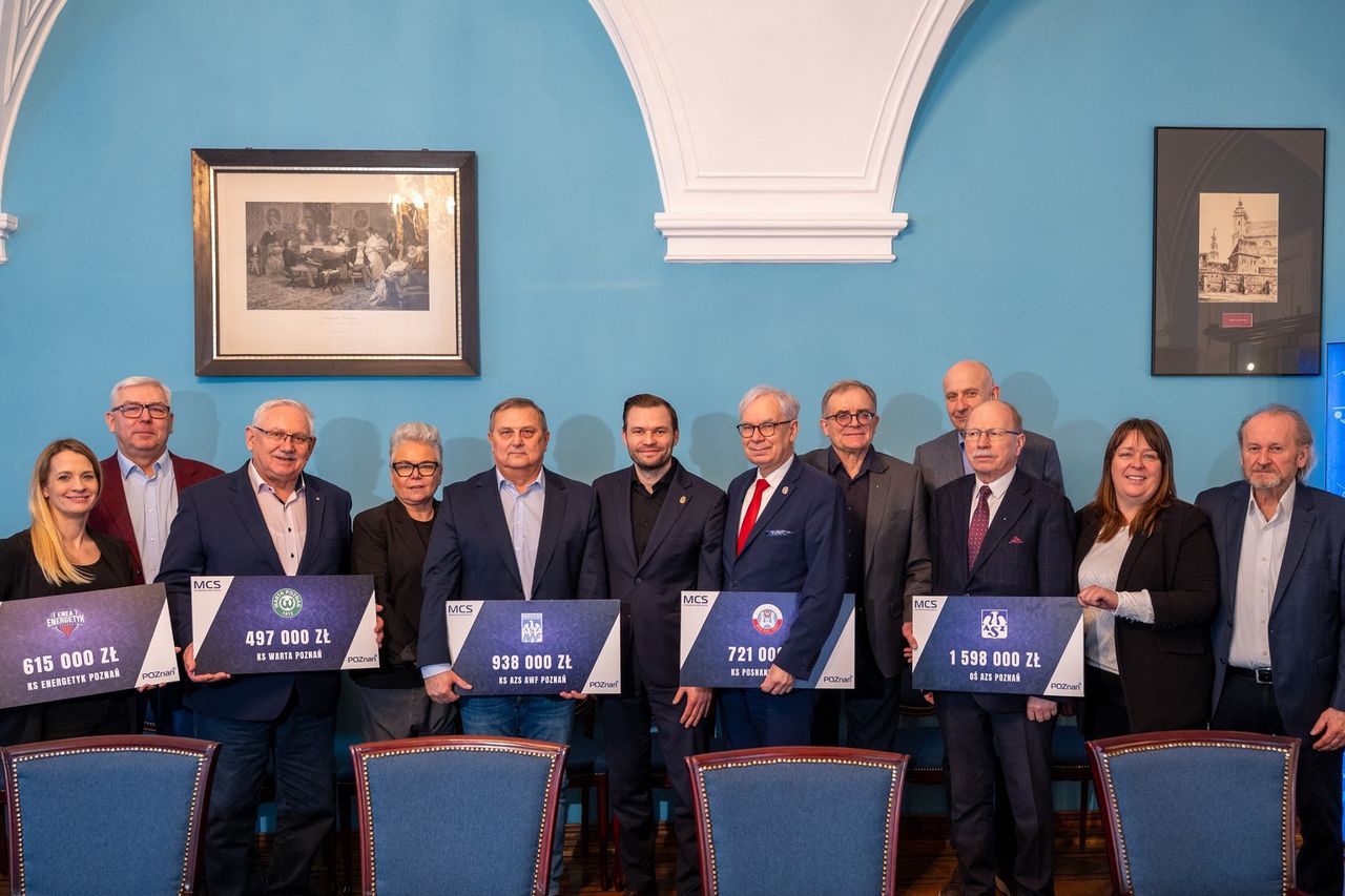 Ponad 8,8 mln zł na młodzieżowy sport. Poznań podpisał umowy z największymi klubami