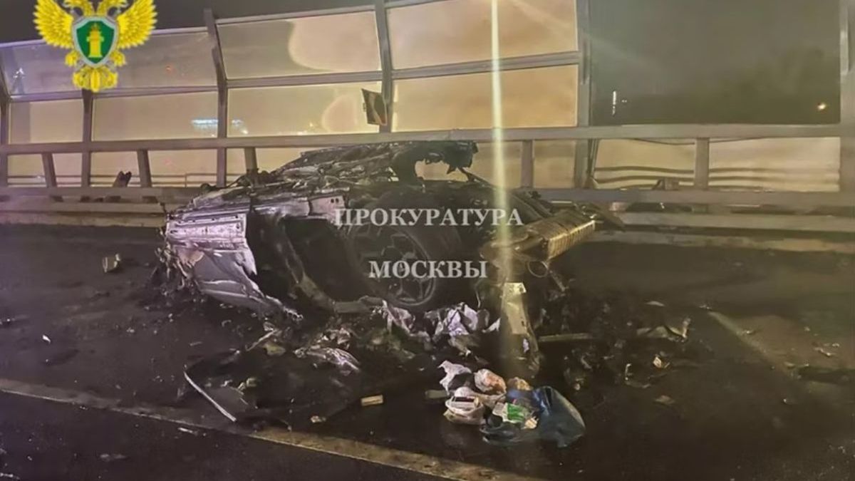 Rosyjski milioner ginie w płomieniach Lamborghini