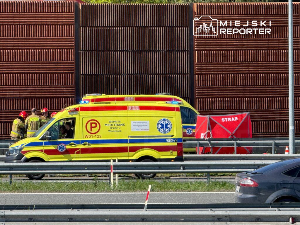 Fot. Miejski Reporter. Śmiertelny wypadek motocyklisty 