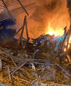 Rosyjski atak rakietowy w Zaporożu. Na nagraniu widać skalę zniszczeń