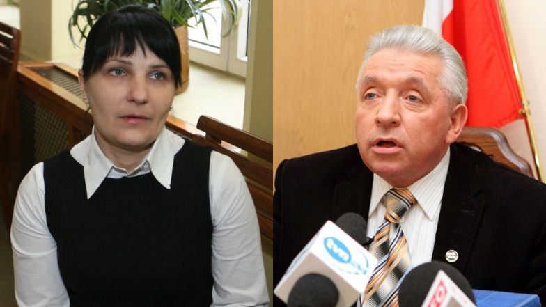 Aneta Krawczyk i Andrzej Lepper