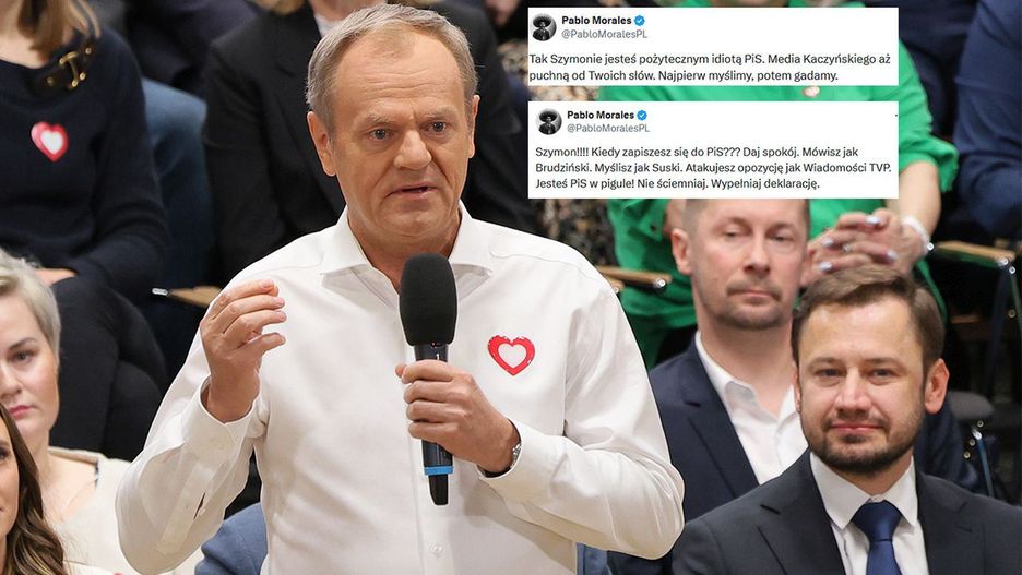 Donald Tusk nie skomentował tego, że PO współpracowała z człowiekiem, który szerzył hejt w sieci