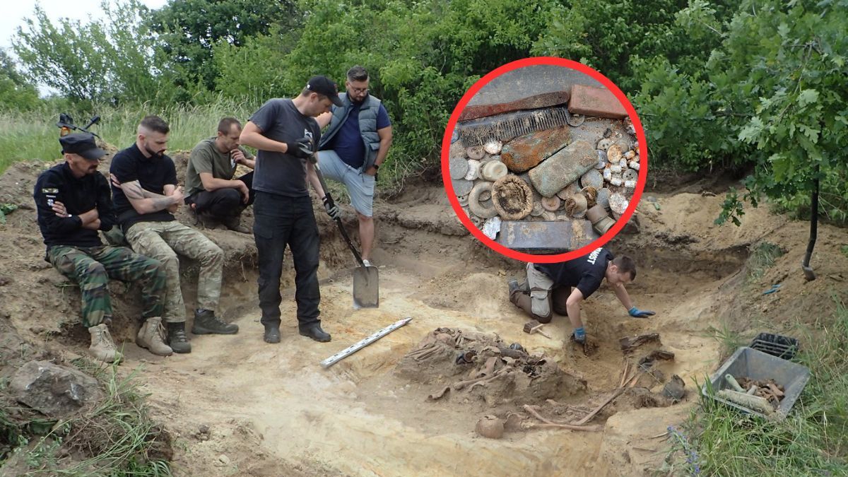 Prace ekshumacyjne w Gubinie.