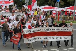 Manifestacje w rocznicę sfałszowanych wyborów na Białorusi