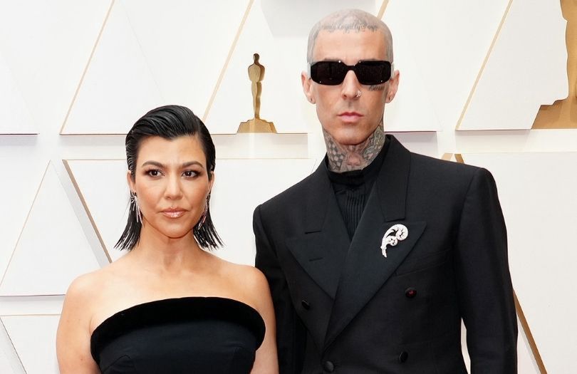 Oscary 2022. Kourtney Kardashian i Travis Barker brylują na czerwonym dywanie