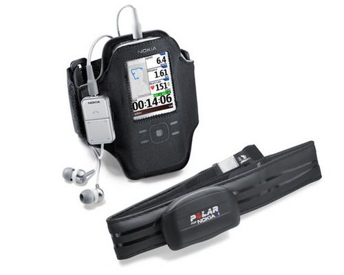 Nokia N79 Active współgra z paskiem Polara 2