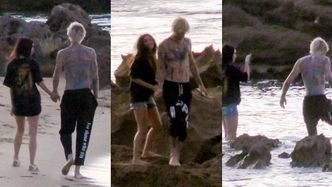 Zakochani Megan Fox i Machine Gun Kelly spacerują po plaży w Portoryko (ZDJĘCIA)