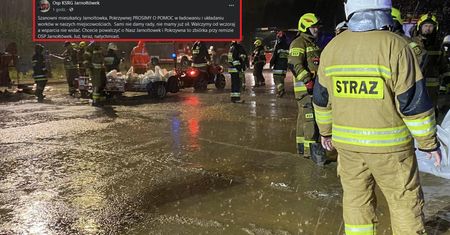 Dramatyczny apel strażaków z Jarnołtówka. "Nie damy rady"
