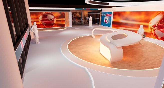 TV Republika pokazała, jak będzie wyglądać jej nowe studio