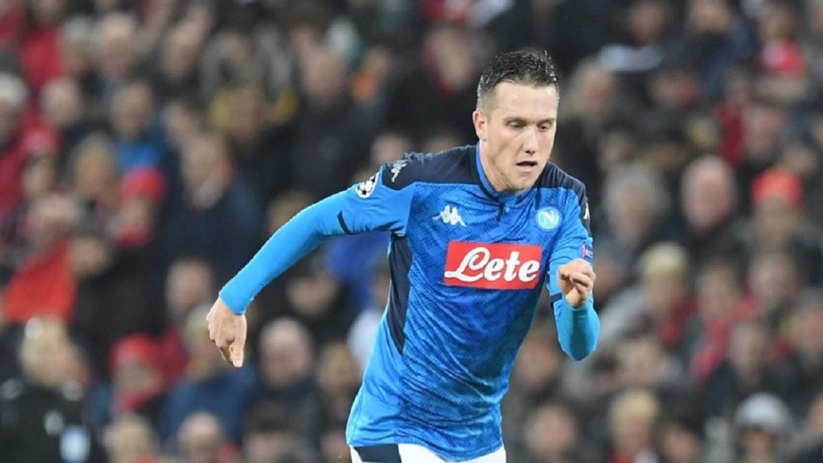 Piotr Zieliński w barwach SSC Napoli