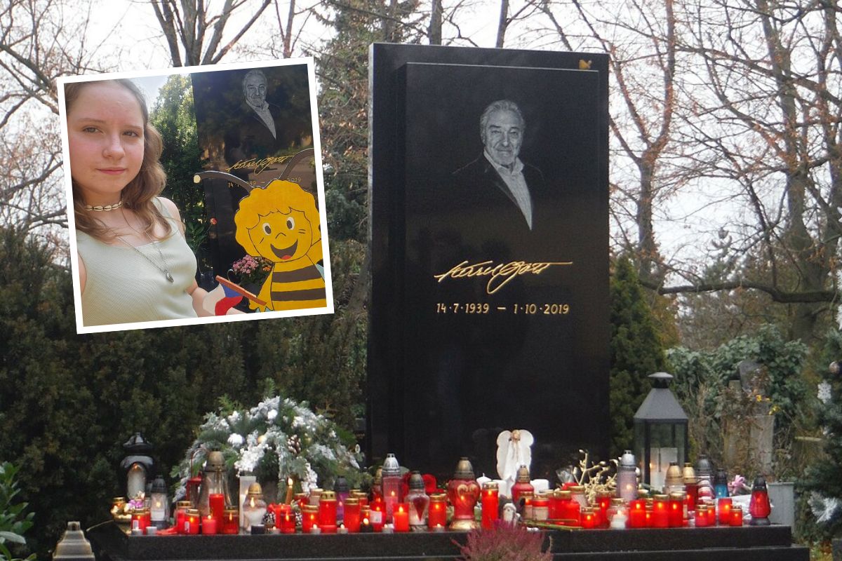 Aktorka "Stulecia Winnych" poszła na grób Karela Gotta. "Zostawiłam prezent"