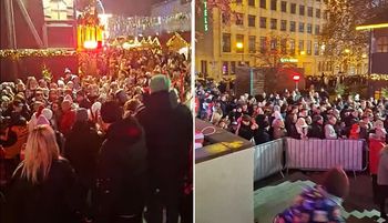 Tłumy na placu. Nie przyszli na jarmark. "Tylko współczuć"