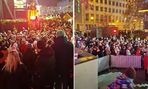 Tłumy na placu. Nie przyszli na jarmark. "Tylko współczuć"