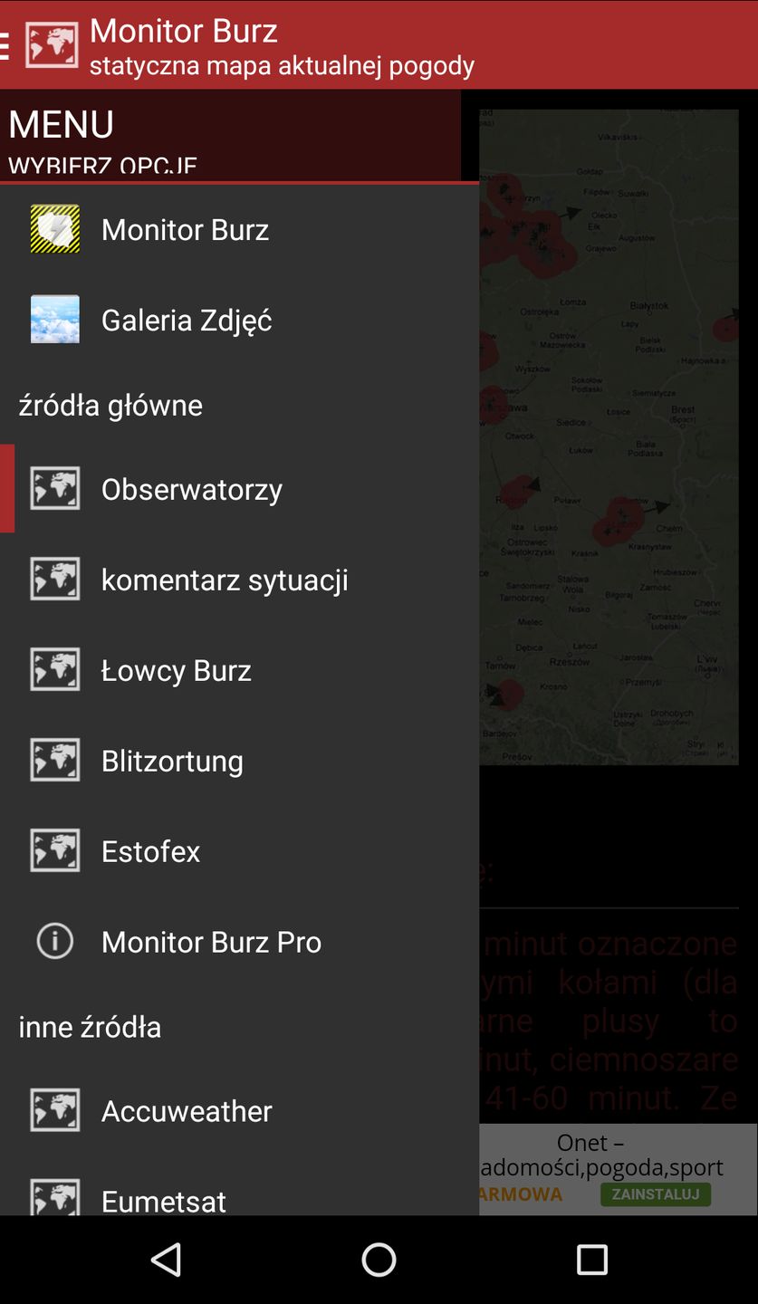 Gdzie jest burza? Przegląd stron i aplikacji nie tylko dla fotografa 32